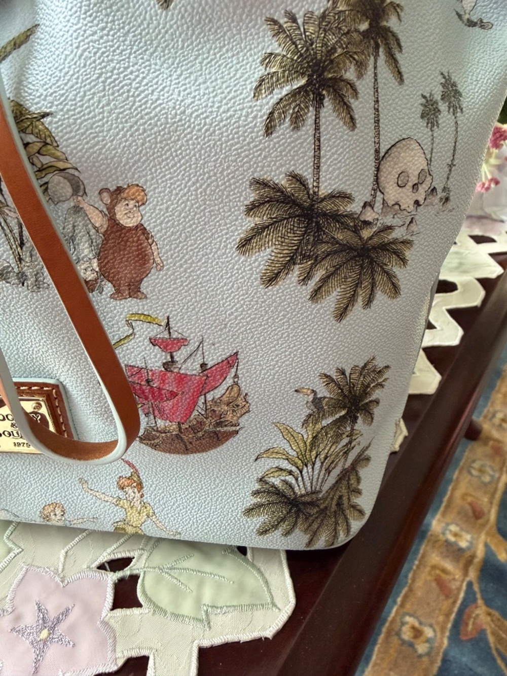 NWT Disney Parks Dooney & and Bourke Peter Pan Drawstring Shoulder Bag  2023 - Picture 13 of 16